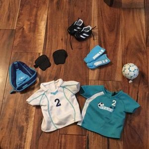 American Girl soccer set
